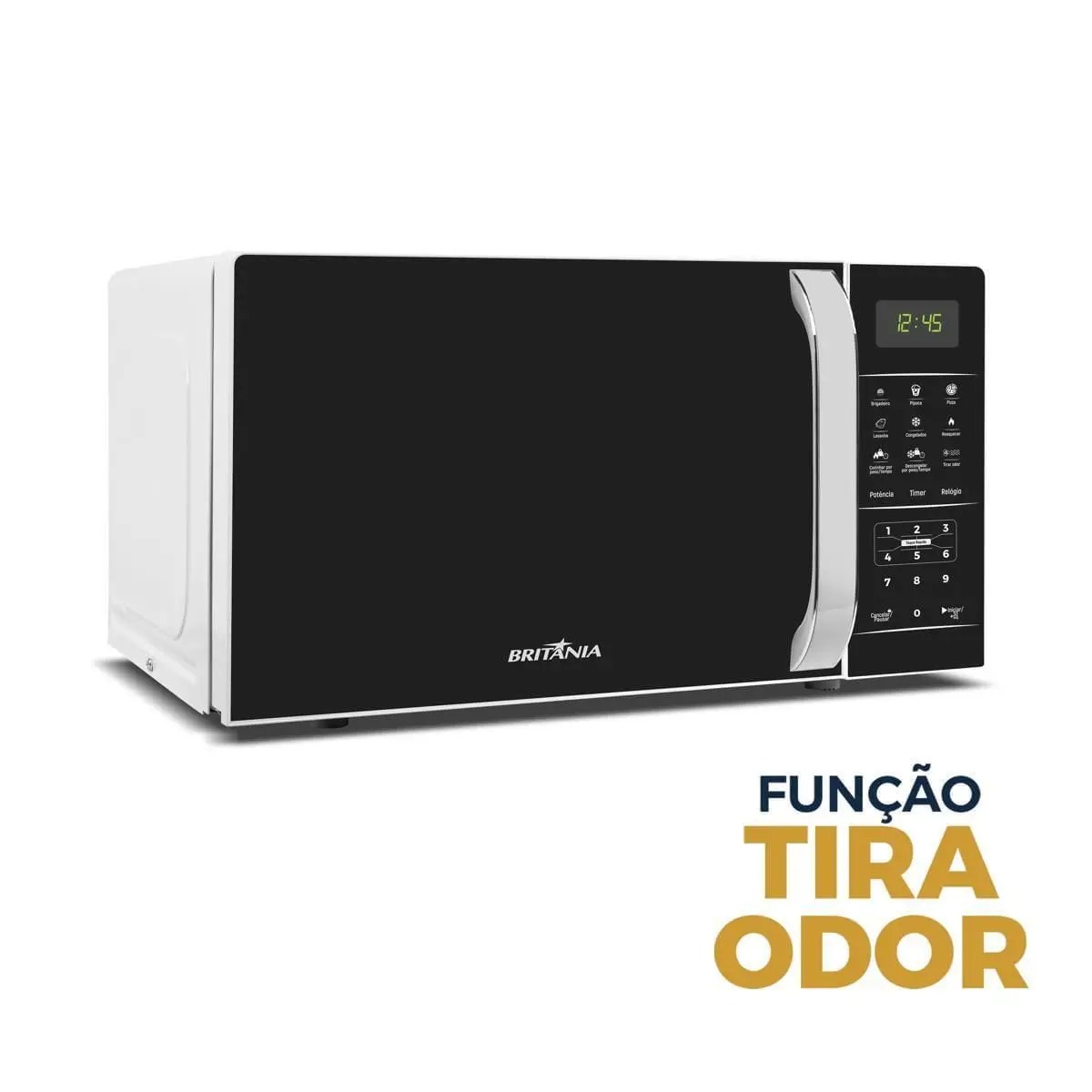 Micro-ondas Britânia 20L Pintura Limpa Fácil BMO23 - Imagem 3