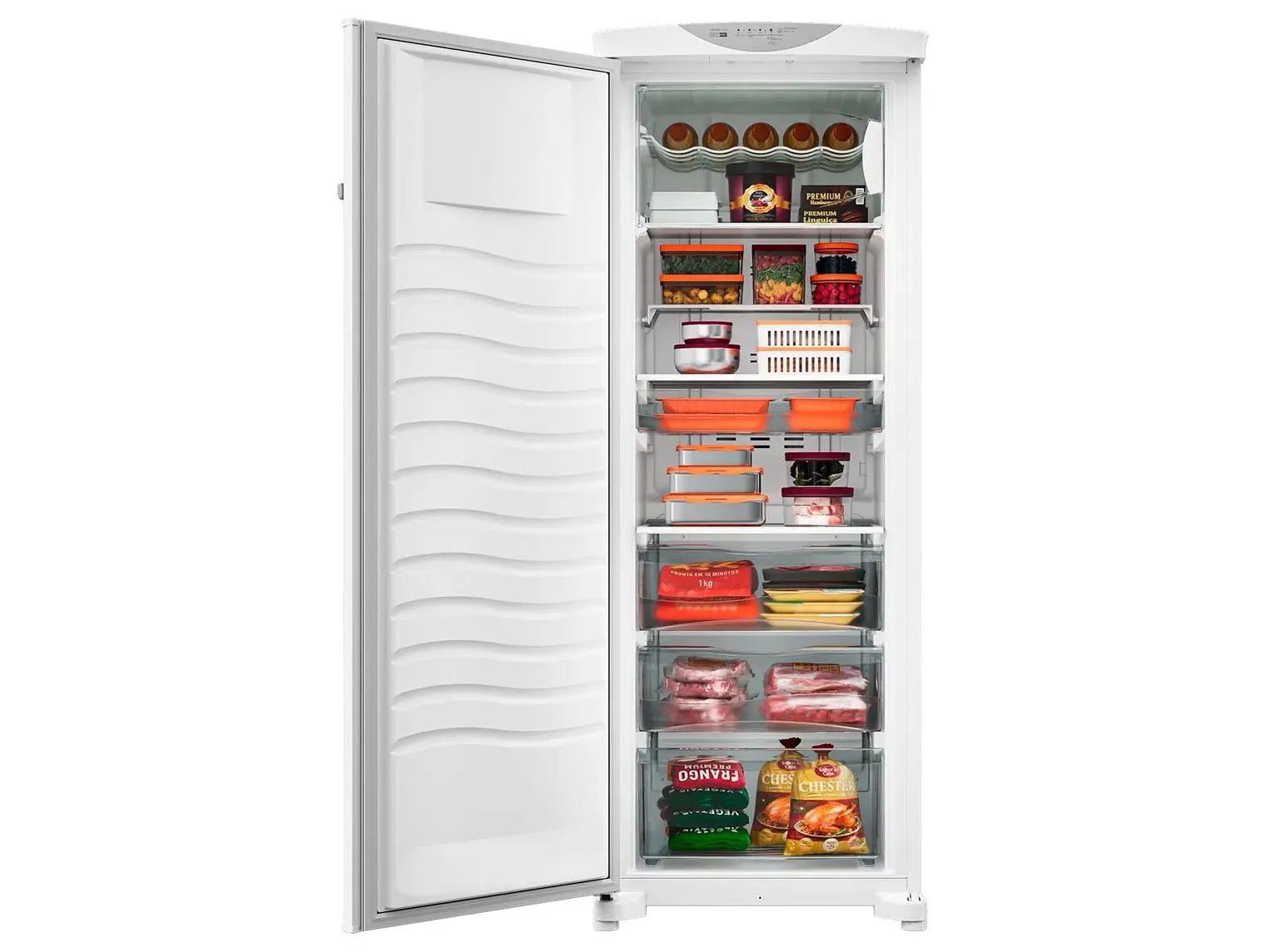 Freezer 276 Litros Vertical Flex Frost Free Branco Brastemp - BVR28PB - Imagem 3