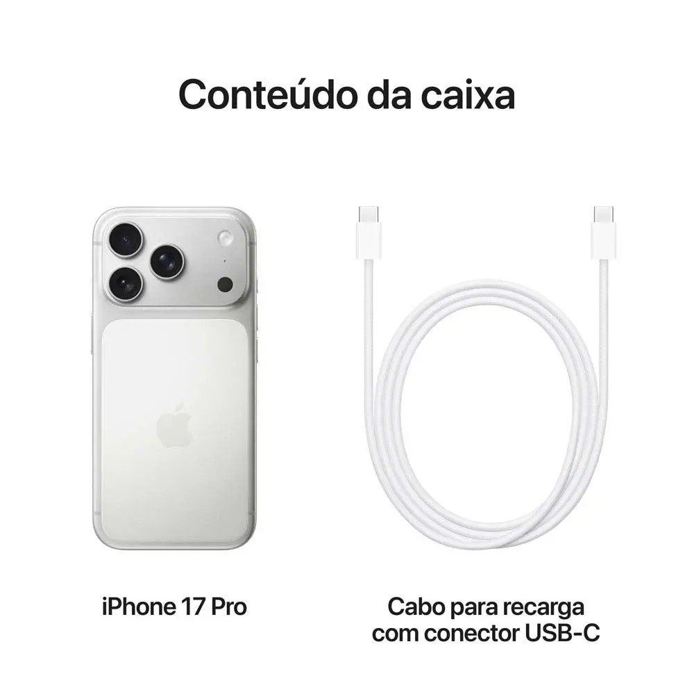 Apple iPhone 17 Pro 256GB Prateado 6,3" 48MP iOS 5G - Imagem 7