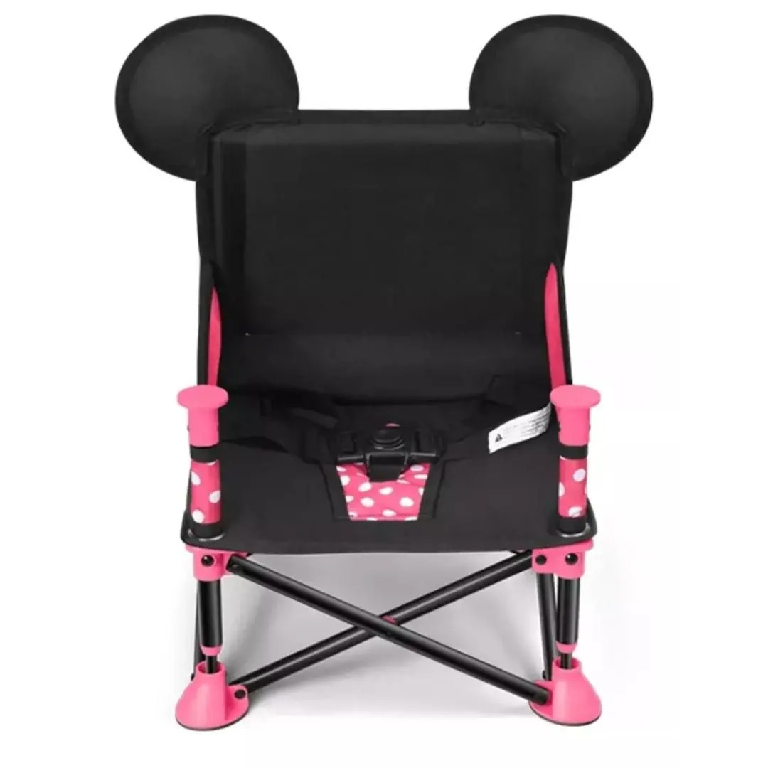Cadeira Cadeirinha Alimentação Bebê Papinha Mesa Portátil Minnie Disney Menina Rosa - Multi - Imagem 2