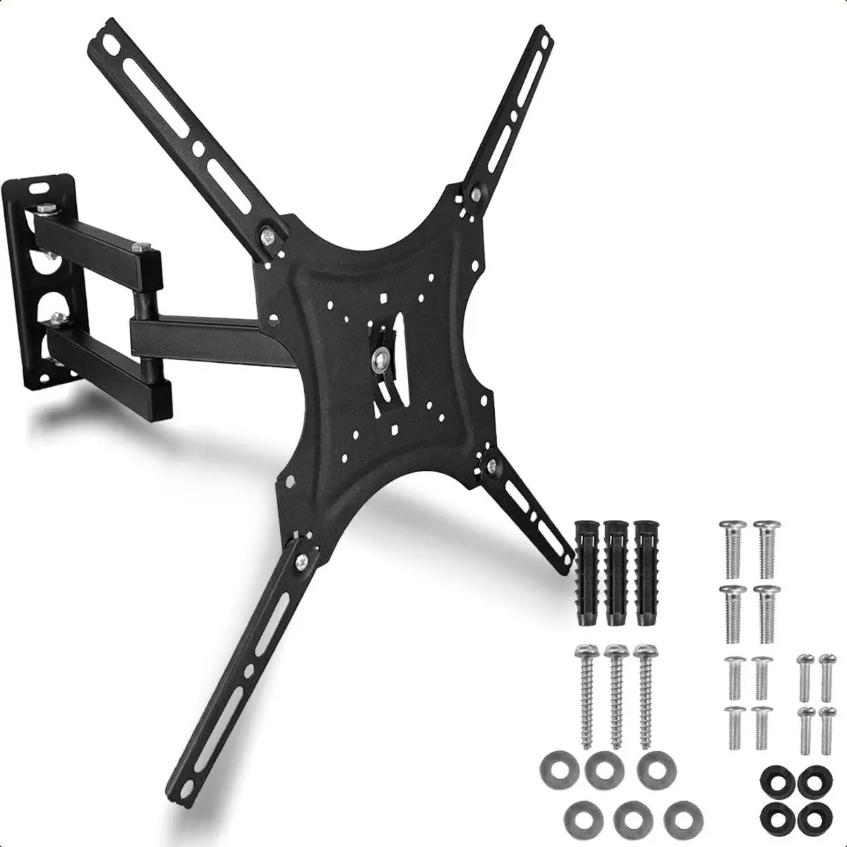 Suporte Articulado para TV de 14 a 55 Polegadas suporta 22Kg Aço Reforçado Parafusos Inclusos - Yara - Imagem 3