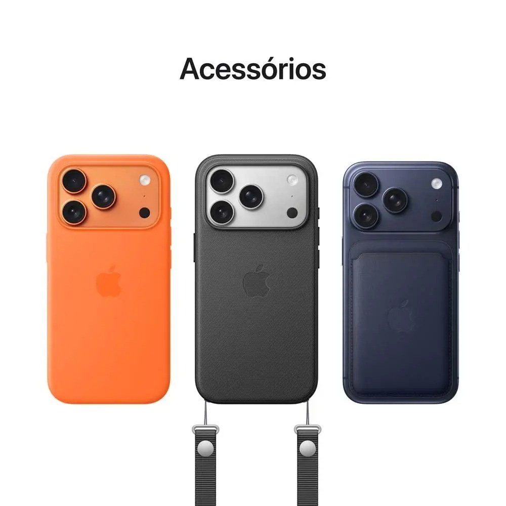 Apple iPhone 17 Pro 256GB Prateado 6,3" 48MP iOS 5G - Imagem 8