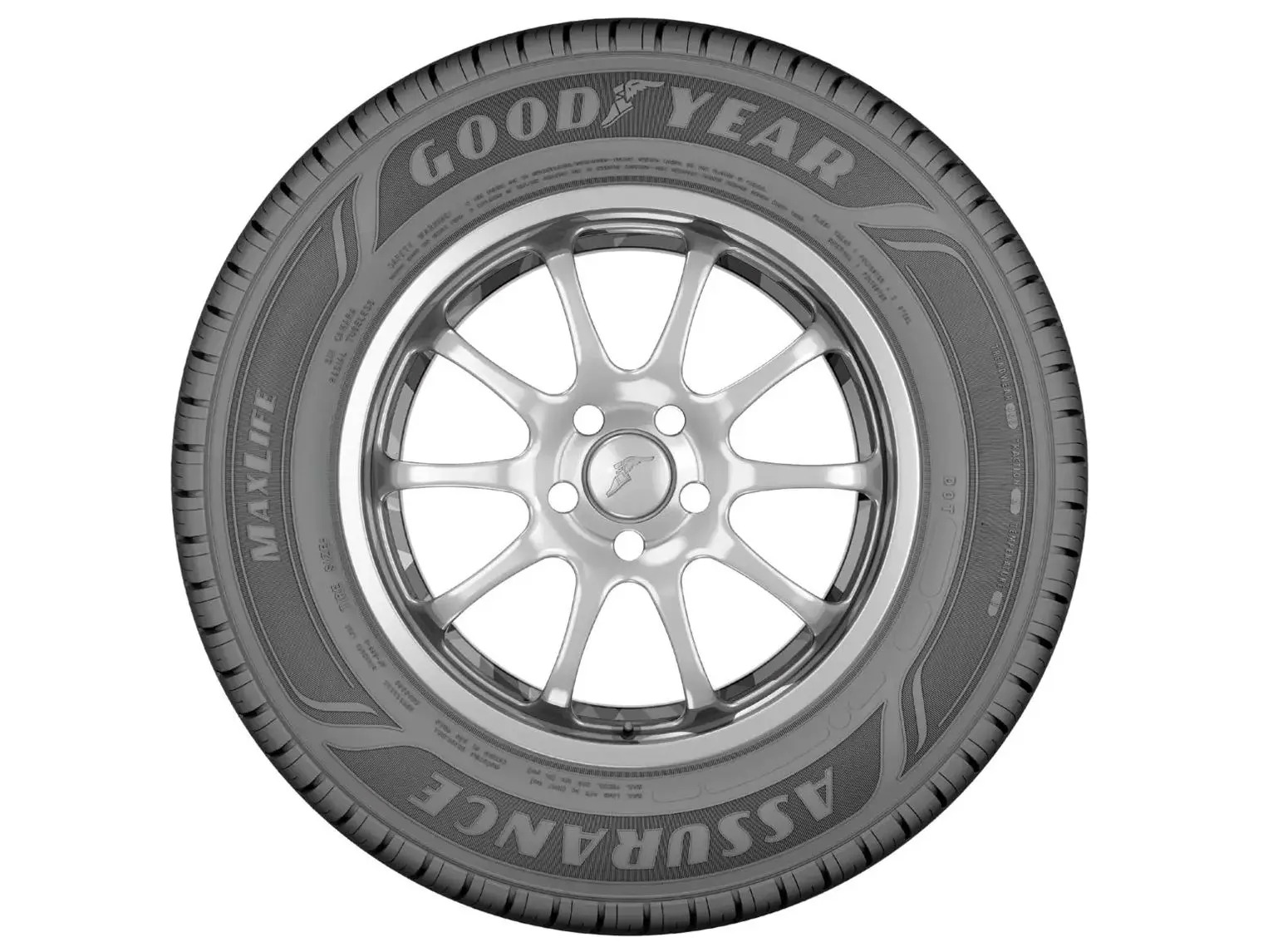 Kit 2 Pneus Aro 14” 175/65R14 Goodyear 86H Maxlife - Assurance - Imagem 3