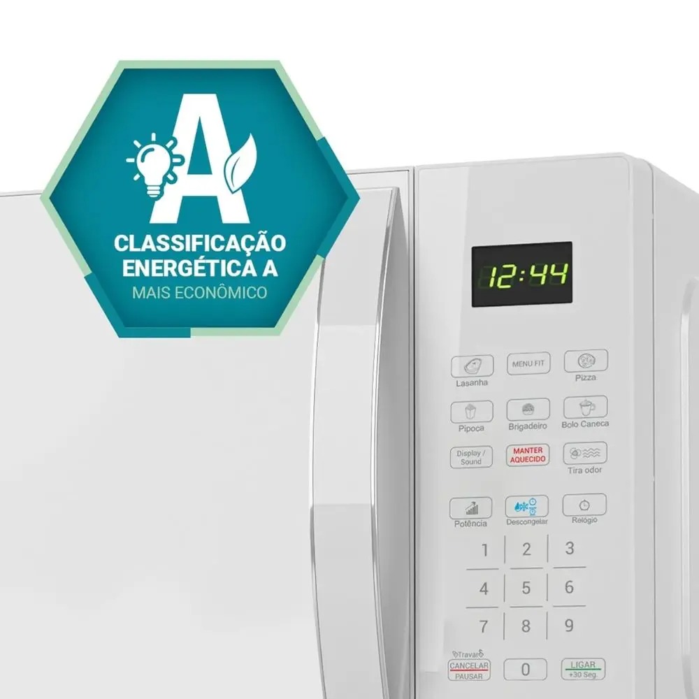 Microondas Philco PMO30B 28L 1100W Com Função Descongelar Rápido, Trava de Segurança e Display Digital - Imagem 2