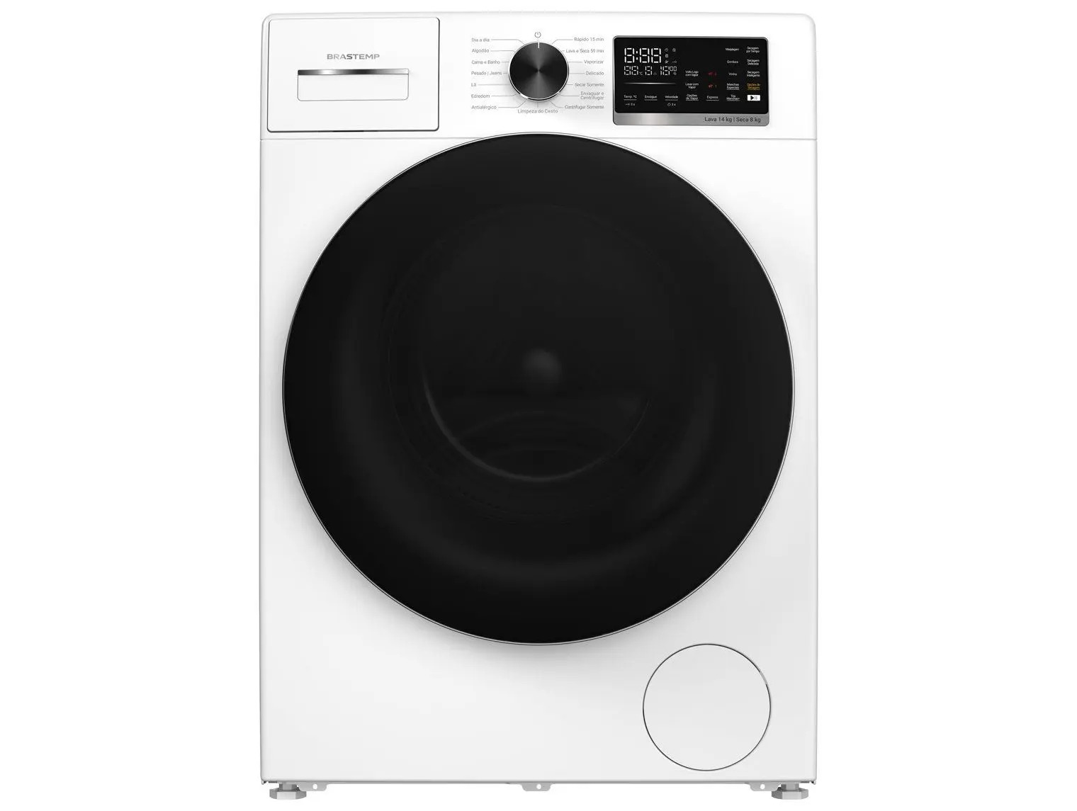 Lava e Seca Brastemp 14kg BNO14AB Água Quente e Fria Branca - Imagem 4