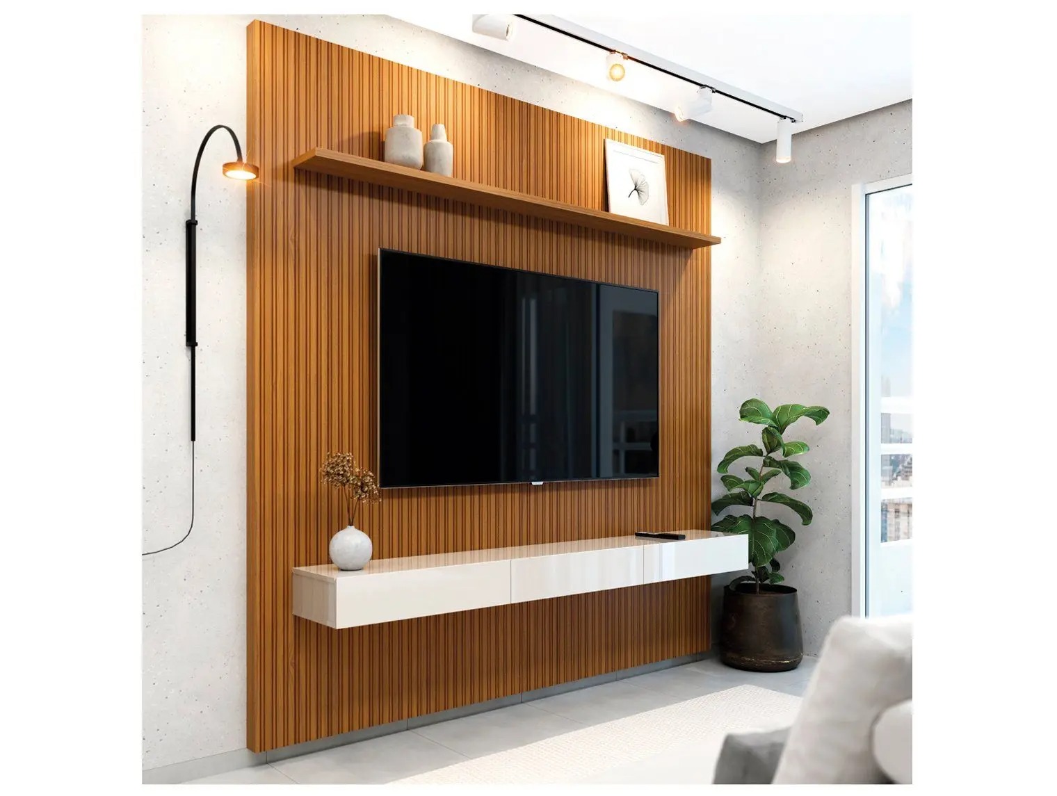 Painel para TV até 75” EDN Móveis Turi - Imagem 2