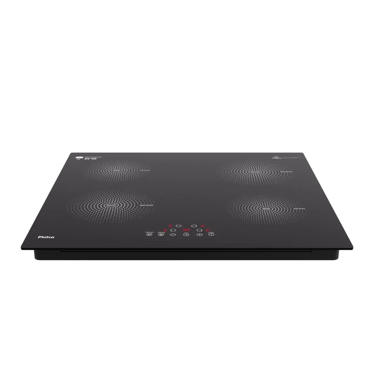 Fogão Cooktop Indução Philco PCT40A Preto 4 Bocas 220V Vidro Cerâmico Touch 9 Níveis - Imagem 4