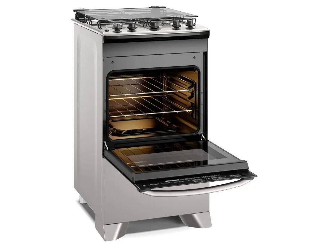 Fogão 4 Bocas Electrolux Cinza Efficient FE4IG - Imagem 3