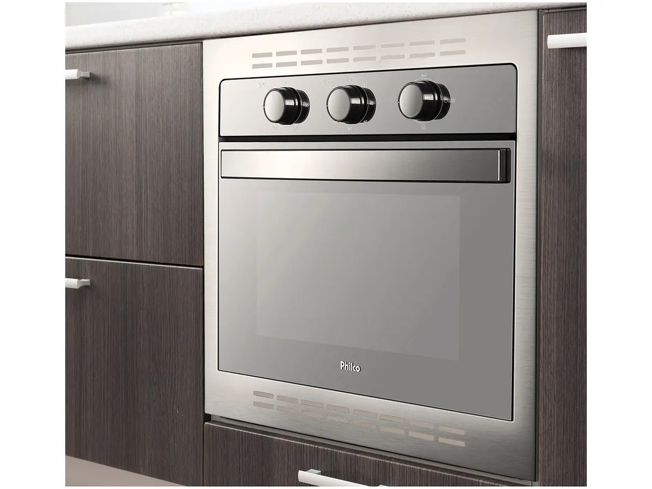Forno de Embutir Elétrico Philco 46 Litros Timer Dourar Assar Grelhar - Imagem 4