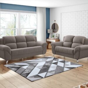 Conjunto de Sofás 2 e 3 Lugares Marselha Linoforte