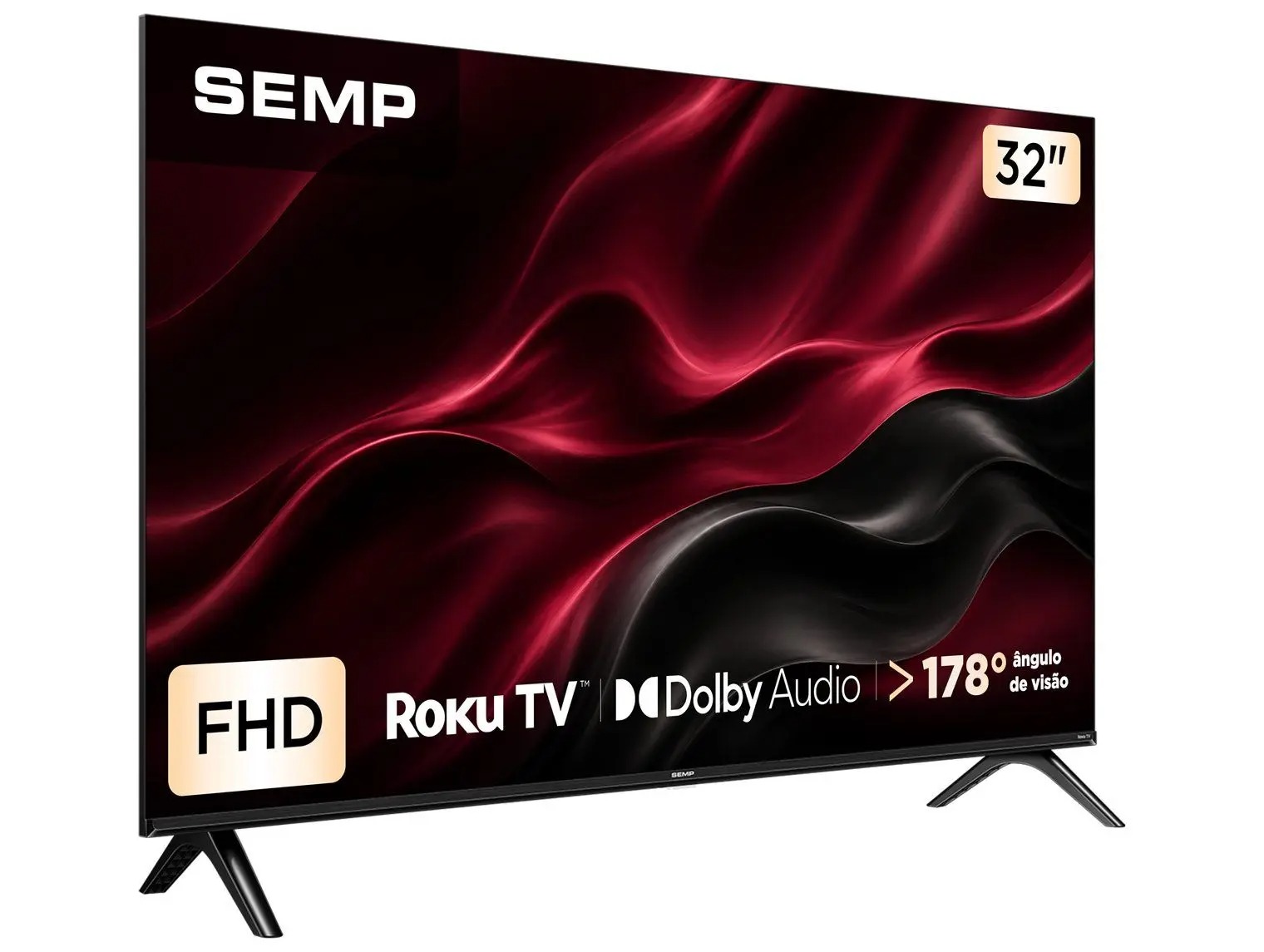 Smart TV 32" Semp Full HD LED 32S42R Roku 2026 - Imagem 5