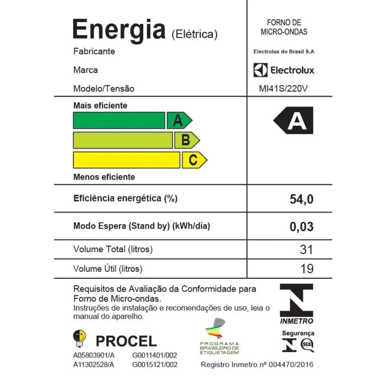 Micro-ondas Electrolux 31L cor Inox Espelhado com Painel Integrado e Função Tira Odor (MI41S) - Imagem 3