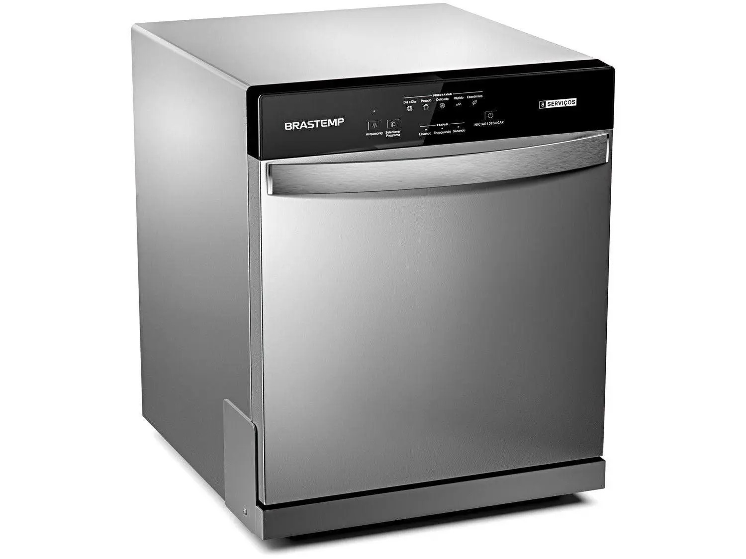 Lava-louças Brastemp 8 Serviços BLF08 - Cinza Metálico - Imagem 3