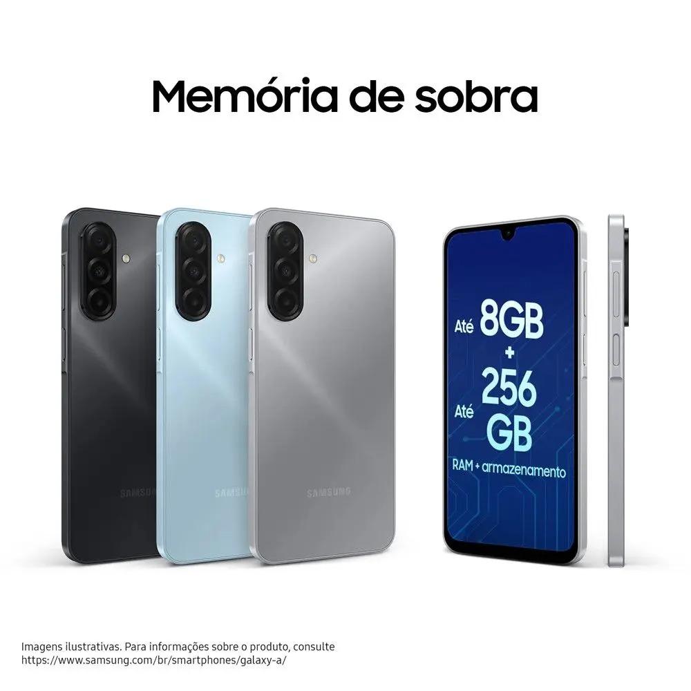 Smartphone Samsung Galaxy A17 com IA 128GB 4GB RAM Câmera de 50MP Tela de 6.7 NFC IP54 - Imagem 2