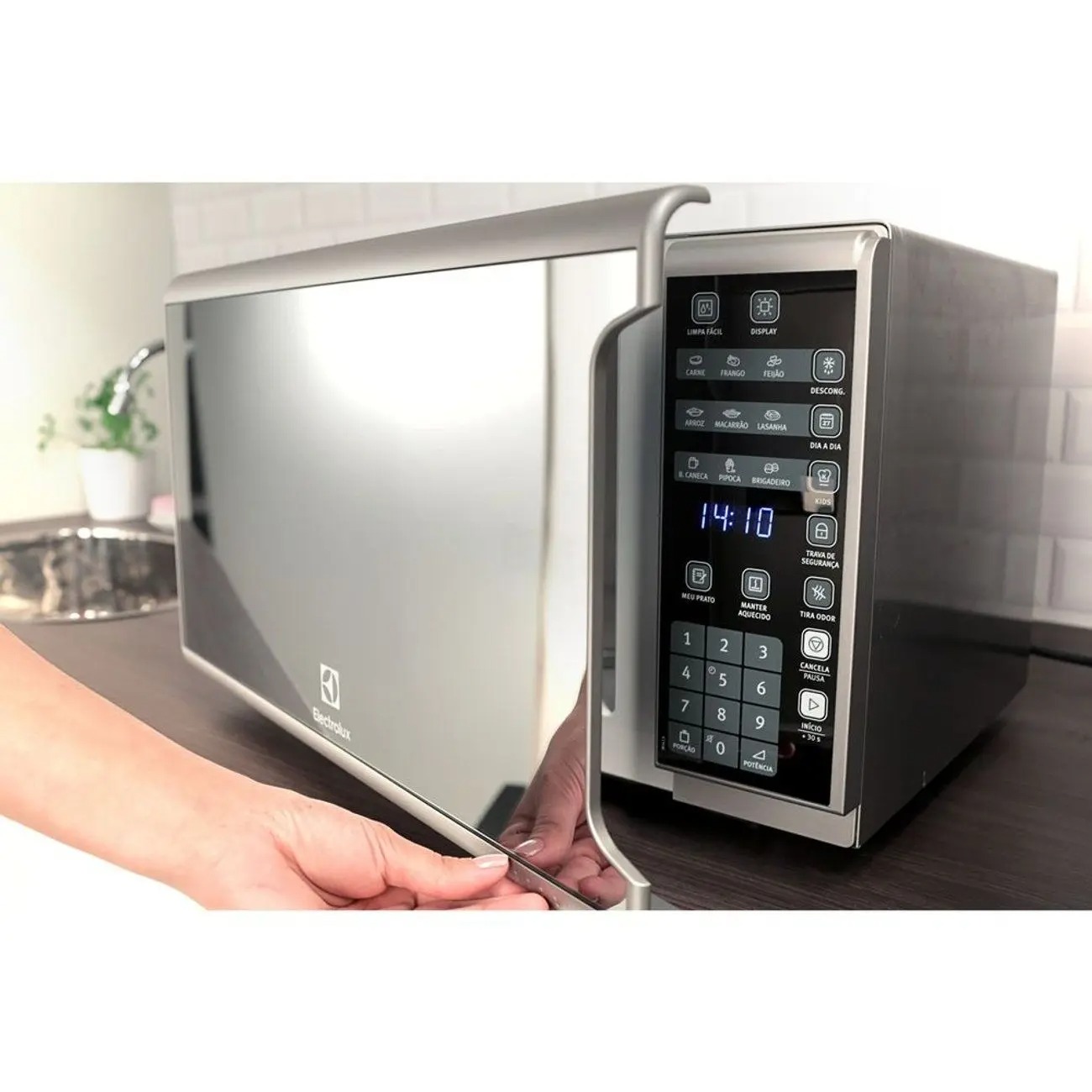 Micro-ondas Electrolux MI41S 31L Painel Integrado Espelhado Inox 110V - Imagem 5