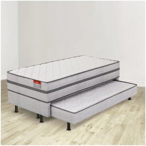 Cama Box Conjugada Solteiro Reconflex Espuma com Cama Auxiliar - 65x88x188cm Elos