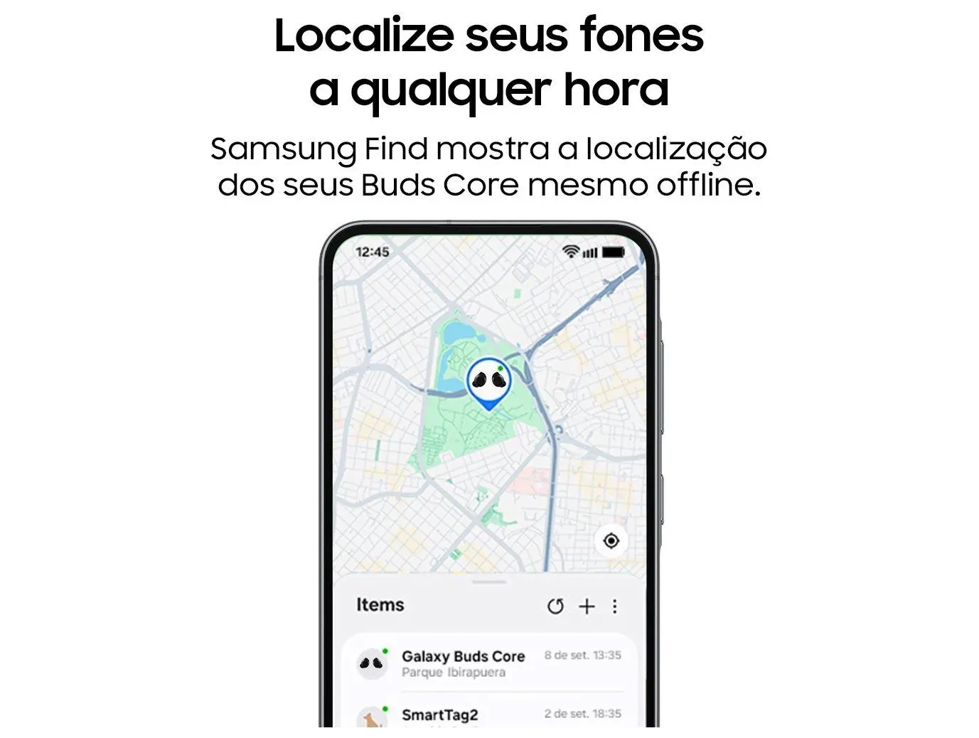 Fone de Ouvido Bluetooth Samsung Buds Core com Microfone Cancelamento de Ruído Esportivo Intra-auricular True Wireless Branco - Imagem 5