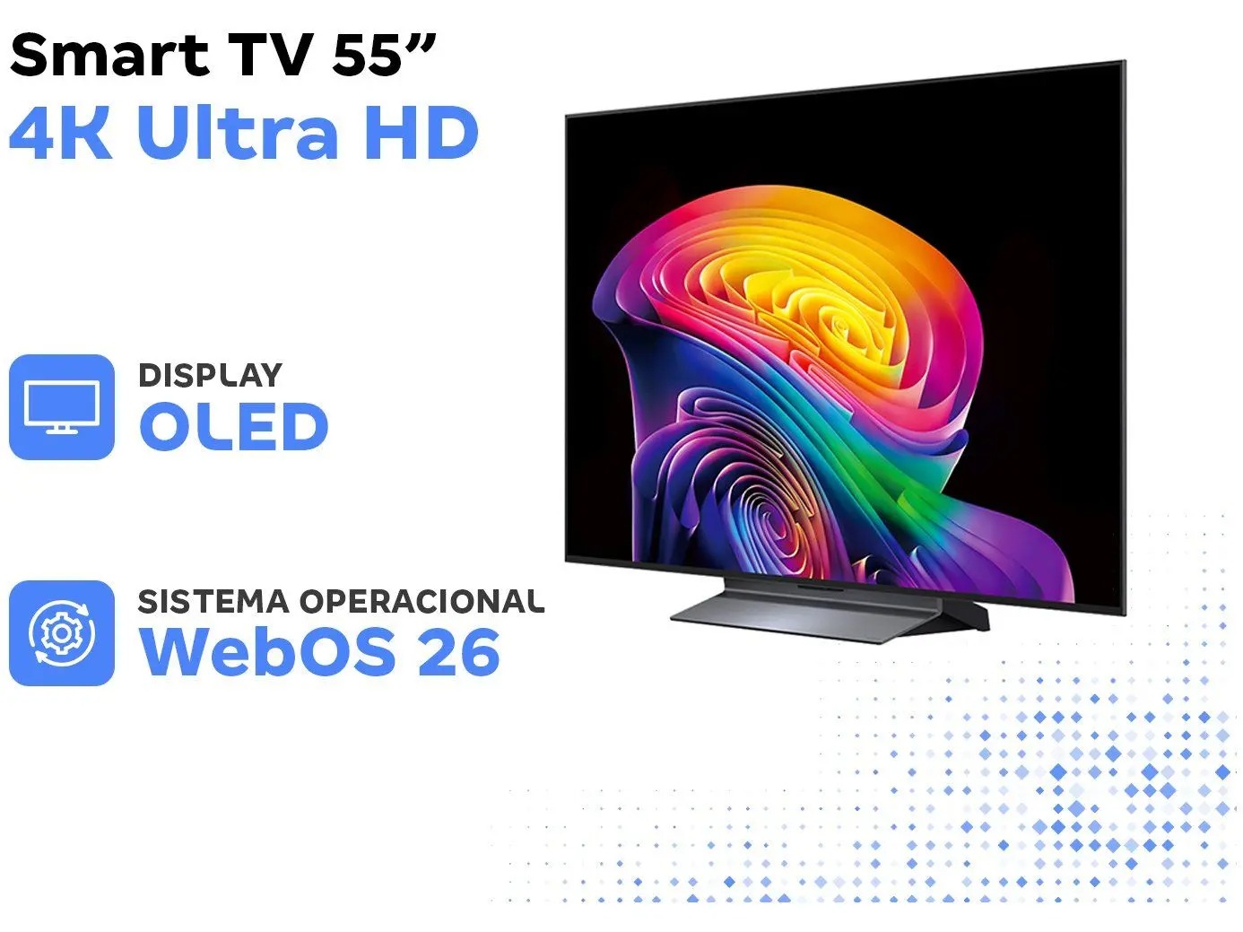 Smart TV 55" LG 4K Ultra HD OLED OLED55C6PSA WebOS 26 2026 - Imagem 2