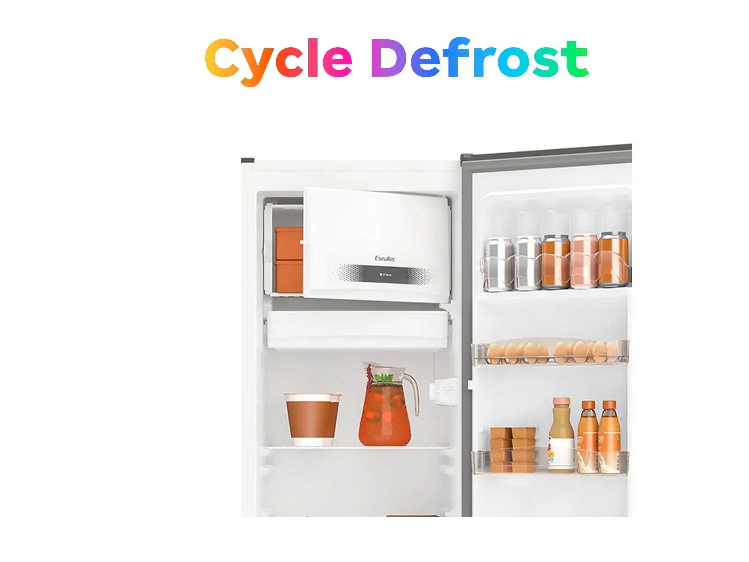 Geladeira/Refrigerador Esmaltec Cycle Defrost 1 Porta Branco 293L ROC31 PRO - Imagem 3