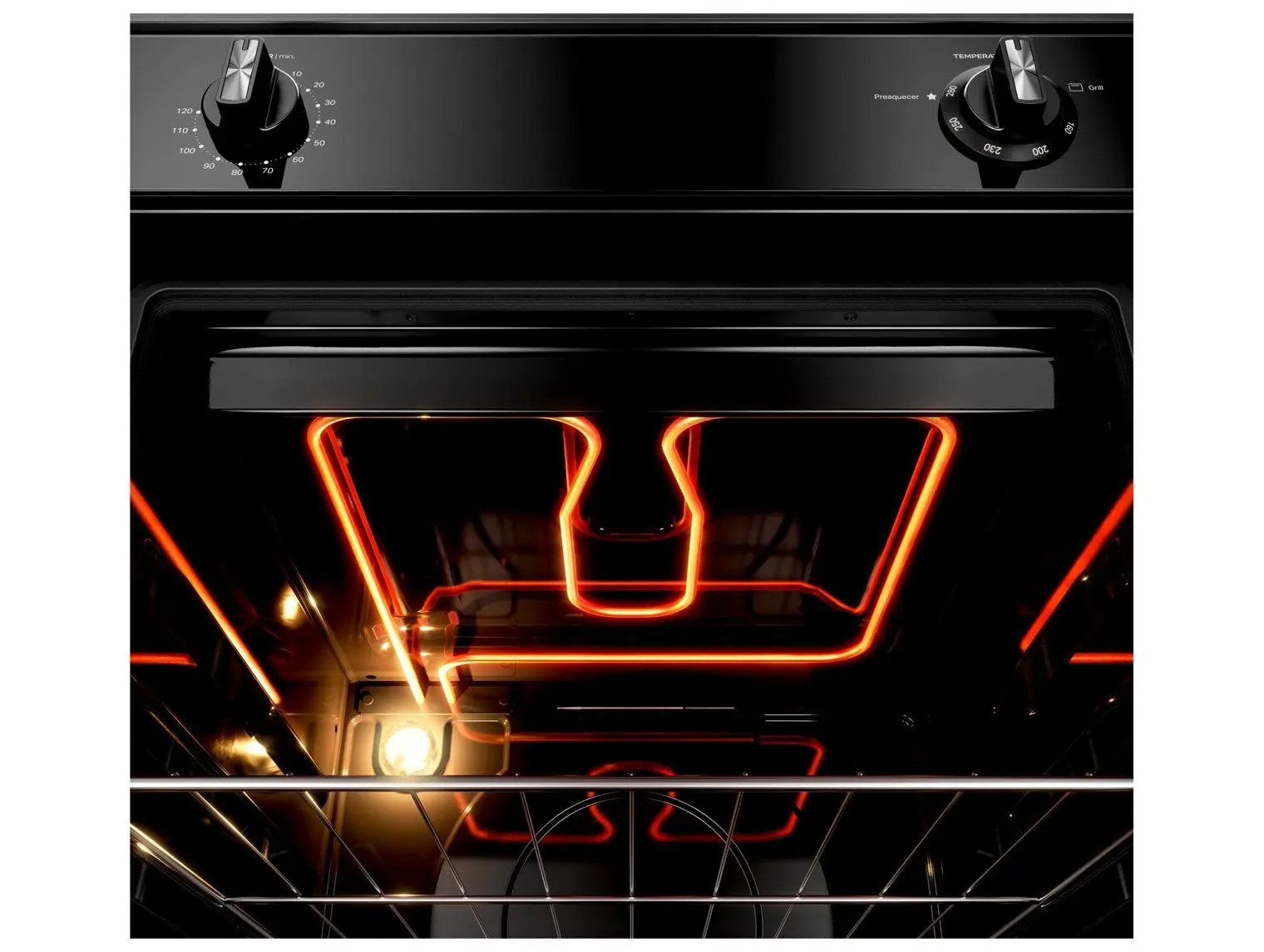 Forno a Gás de Embutir Consul Multifuncional Grill 78L Preto COA84CE - Imagem 5