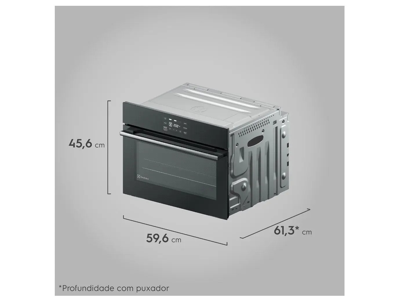 Forno Elétrico de Embutir Electrolux Multifuncional 50L Preto Experience OE5EA - Imagem 2
