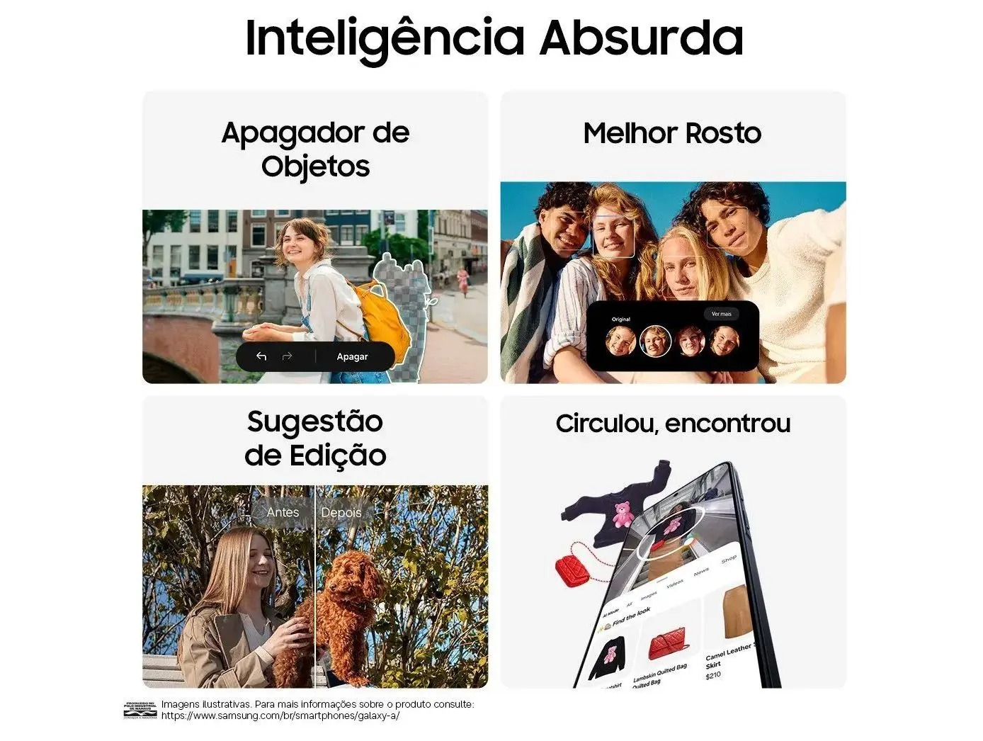 Smartphone Samsung Galaxy A57 128GB Azul Escuro - 5G + Smartband Samsung Galaxy Fit3 Rosé - Imagem 17