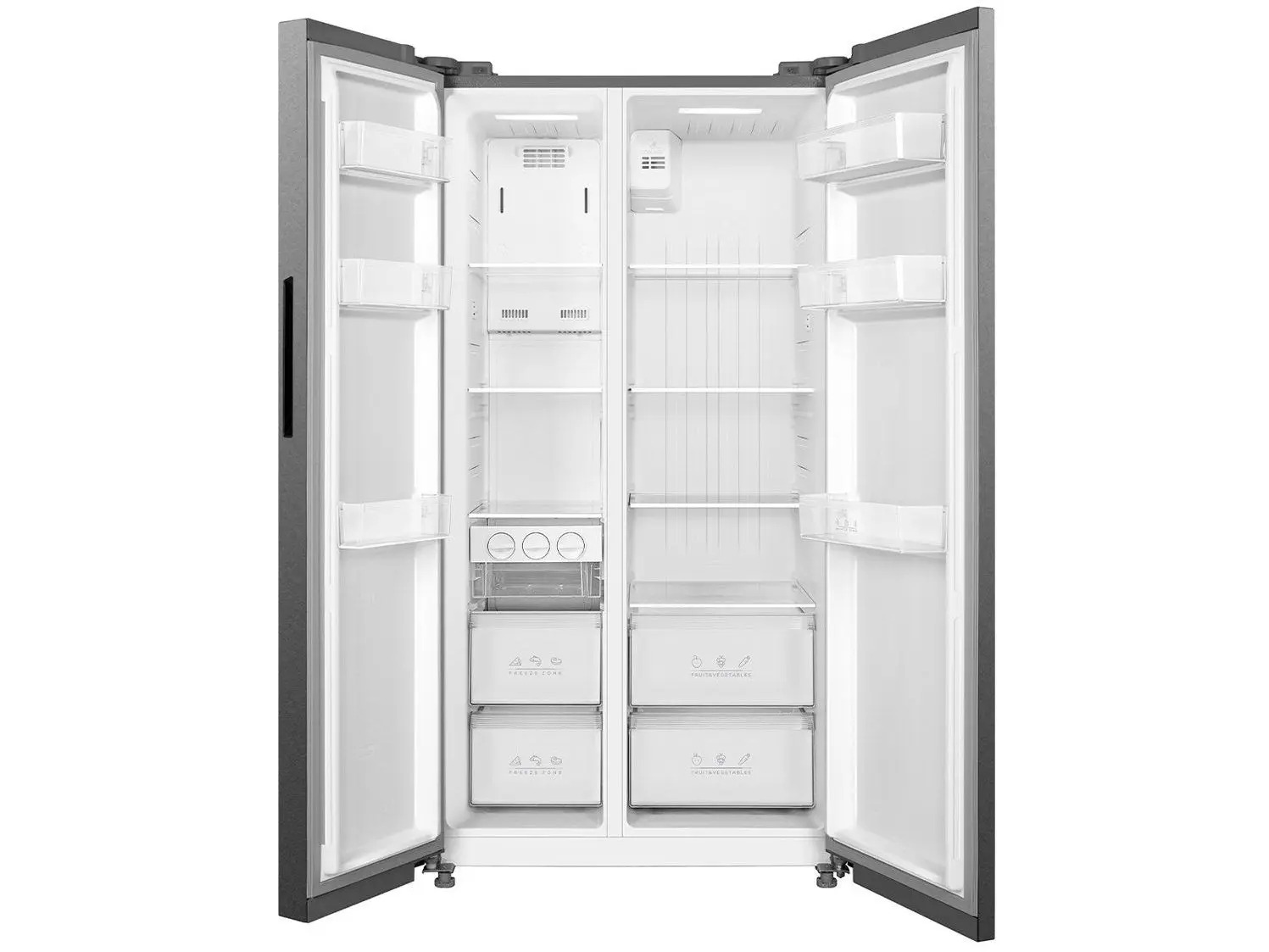 Geladeira/Refrigerador Midea Smart Frost Free Side by Side Inox 511L MDRS710FGD46 - Imagem 3