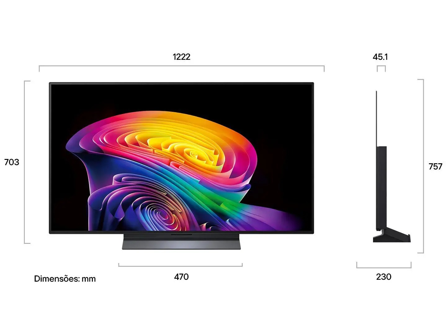 Smart TV 55" LG 4K Ultra HD OLED OLED55C6PSA WebOS 26 2026 - Imagem 4