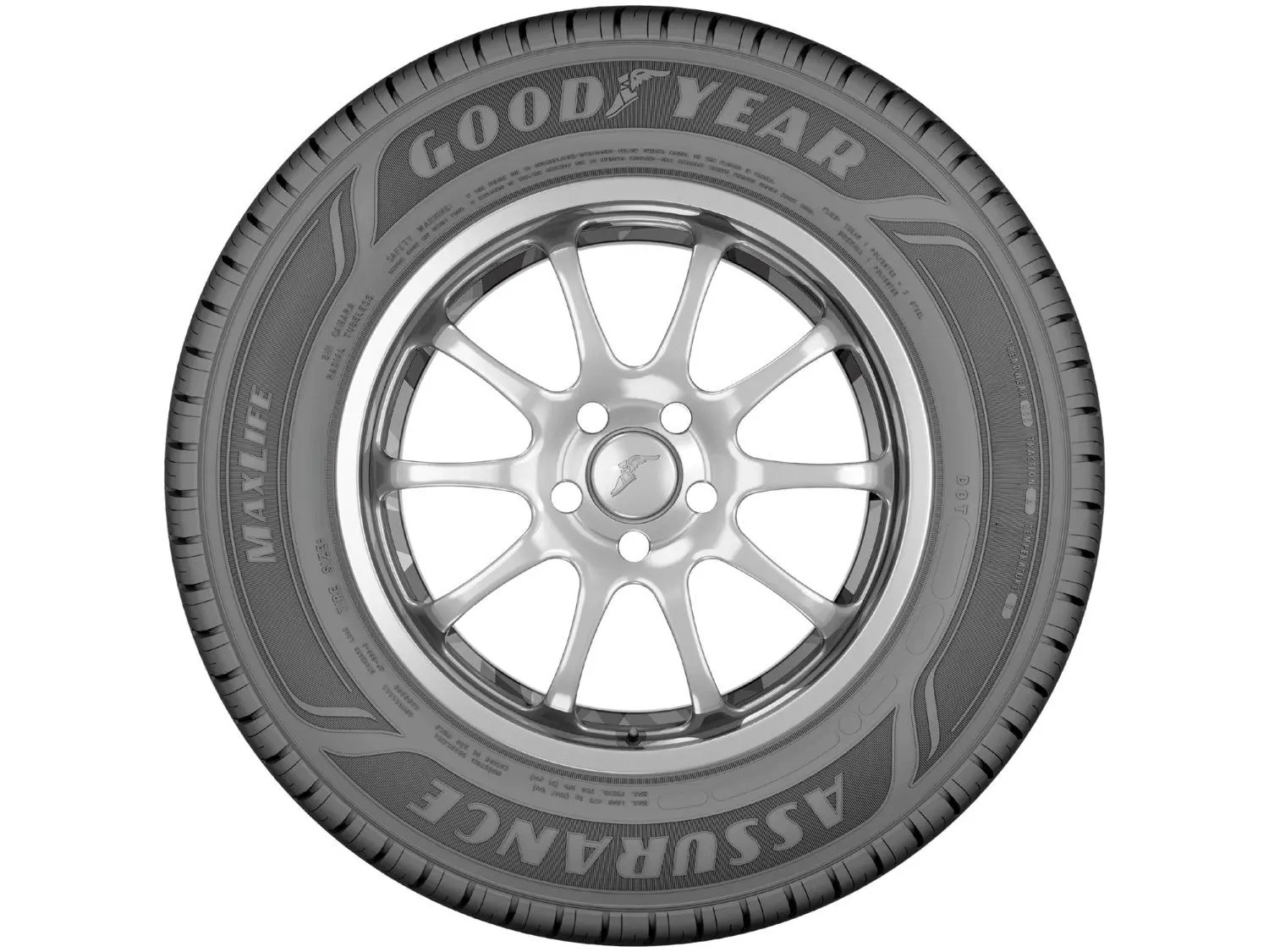 Pneu Aro 14” 175/65R14 Goodyear 86H Maxlife Assuranc - Imagem 4