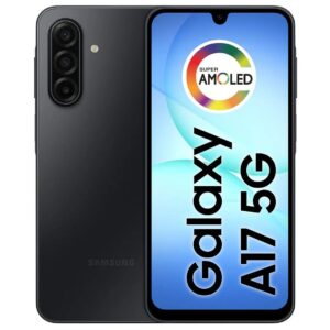 Celular Samsung Galaxy A17 256GB 5G 8GB RAM Preto 6,7" Câm. Tripla + Selfie 13MP