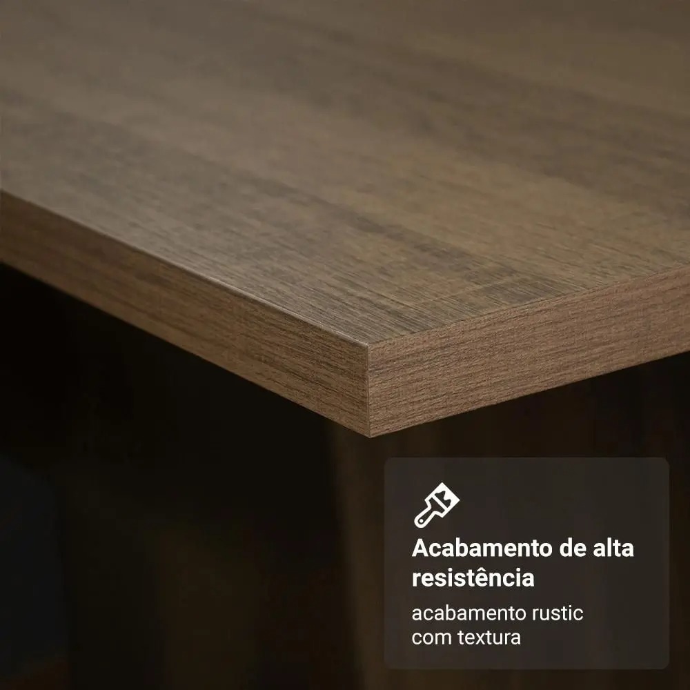 Conjunto Sala de Jantar Havana Madesa Mesa Tampo de Madeira com 4 Cadeiras - Imagem 5