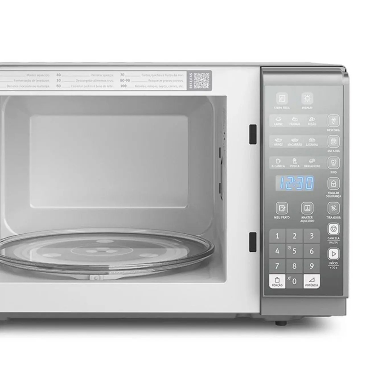 Micro-Ondas Electrolux Prata com Painel Integrado 31L (MI41S) - Imagem 2