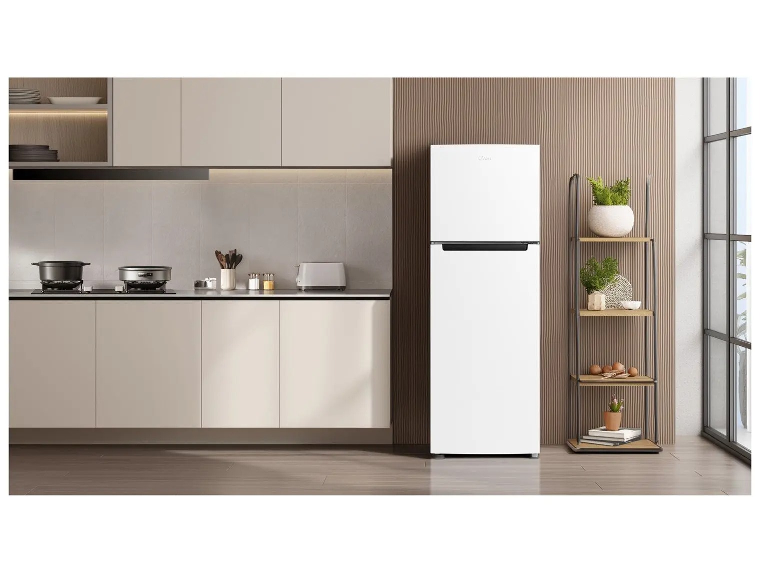Geladeira/Refrigerador Midea Cycle Defrost Duplex Branca 410L RT554 - Imagem 3