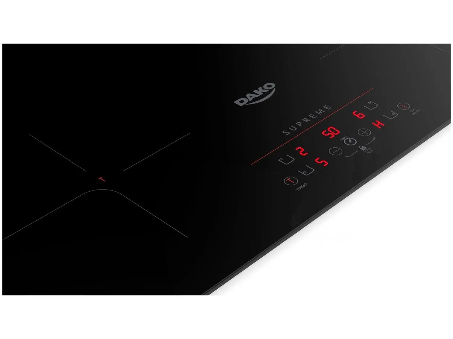 Fogão Cooktop De Indução 4 Bocas Dako Supreme Preto 220v - Imagem 3