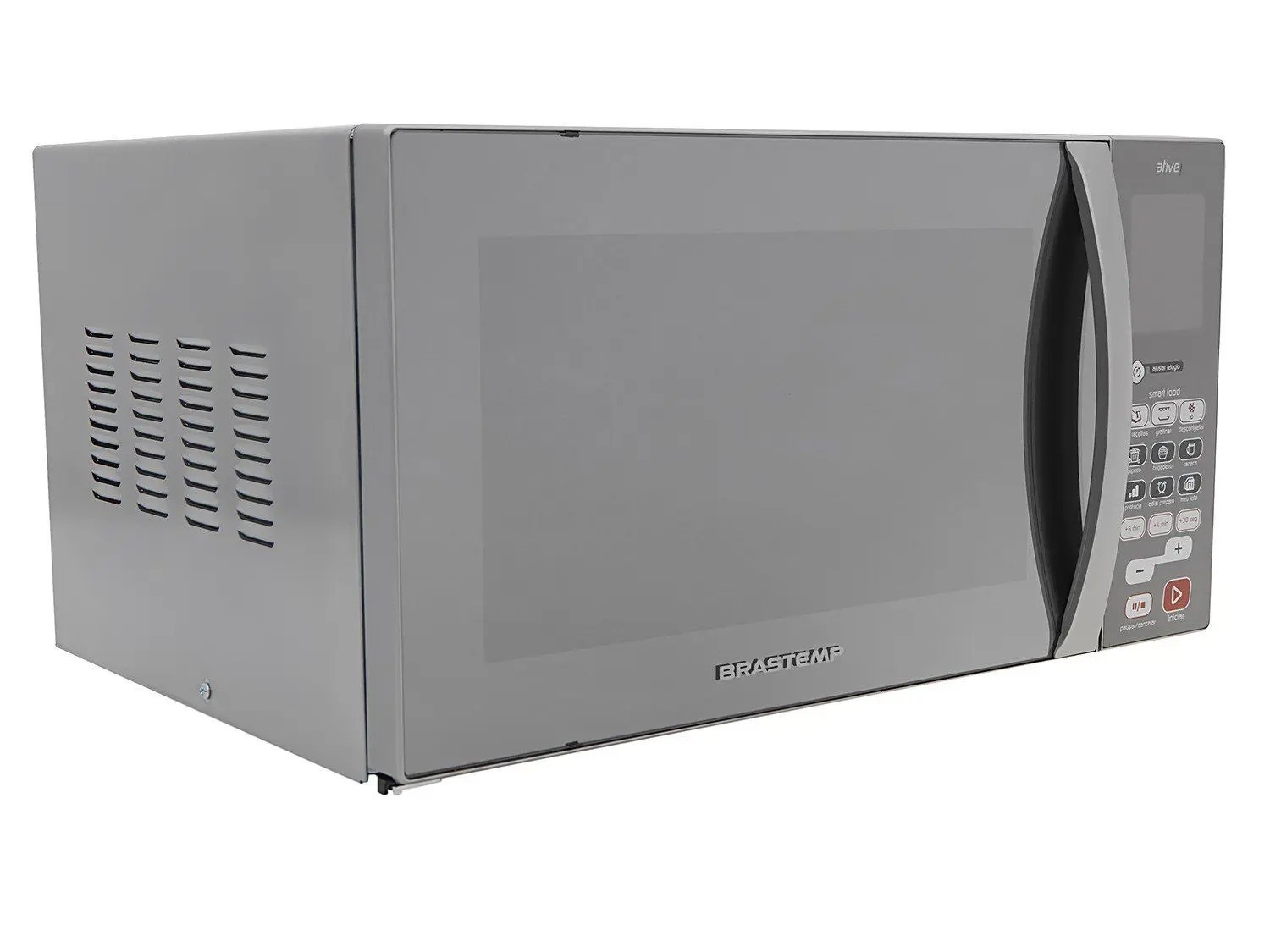 Micro-ondas Brastemp 38 Litros cor Inox Espelhado com Grill - BMJ38AR - Imagem 4