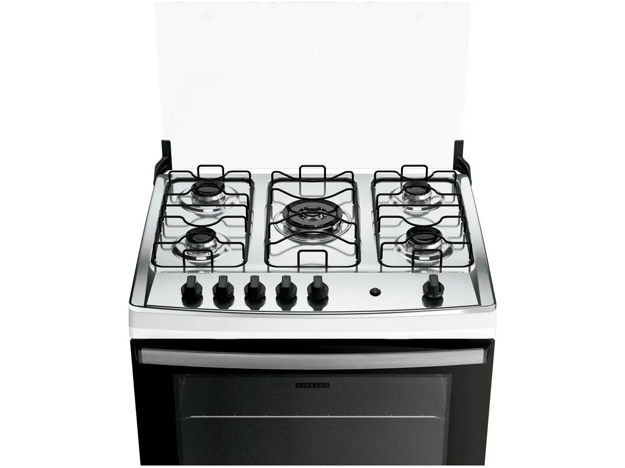 Fogão 5 Bocas Dako Com Mesa Inox Supreme Tripla Chama Bivolt - Imagem 5