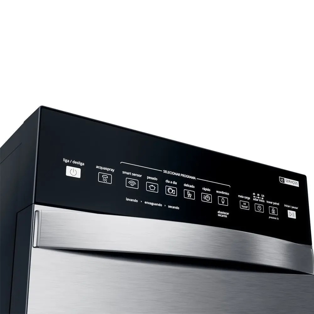 Lava-Louças 10 Serviços Brastemp Cor Inox com Ciclo Pesado - BLF10BR - Imagem 3