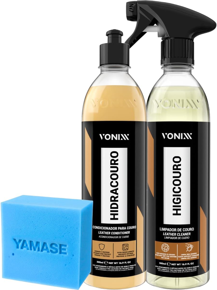Kit Vonixx Higicouro e Hidracouro para Couro Automotivo 500ml - Imagem 7