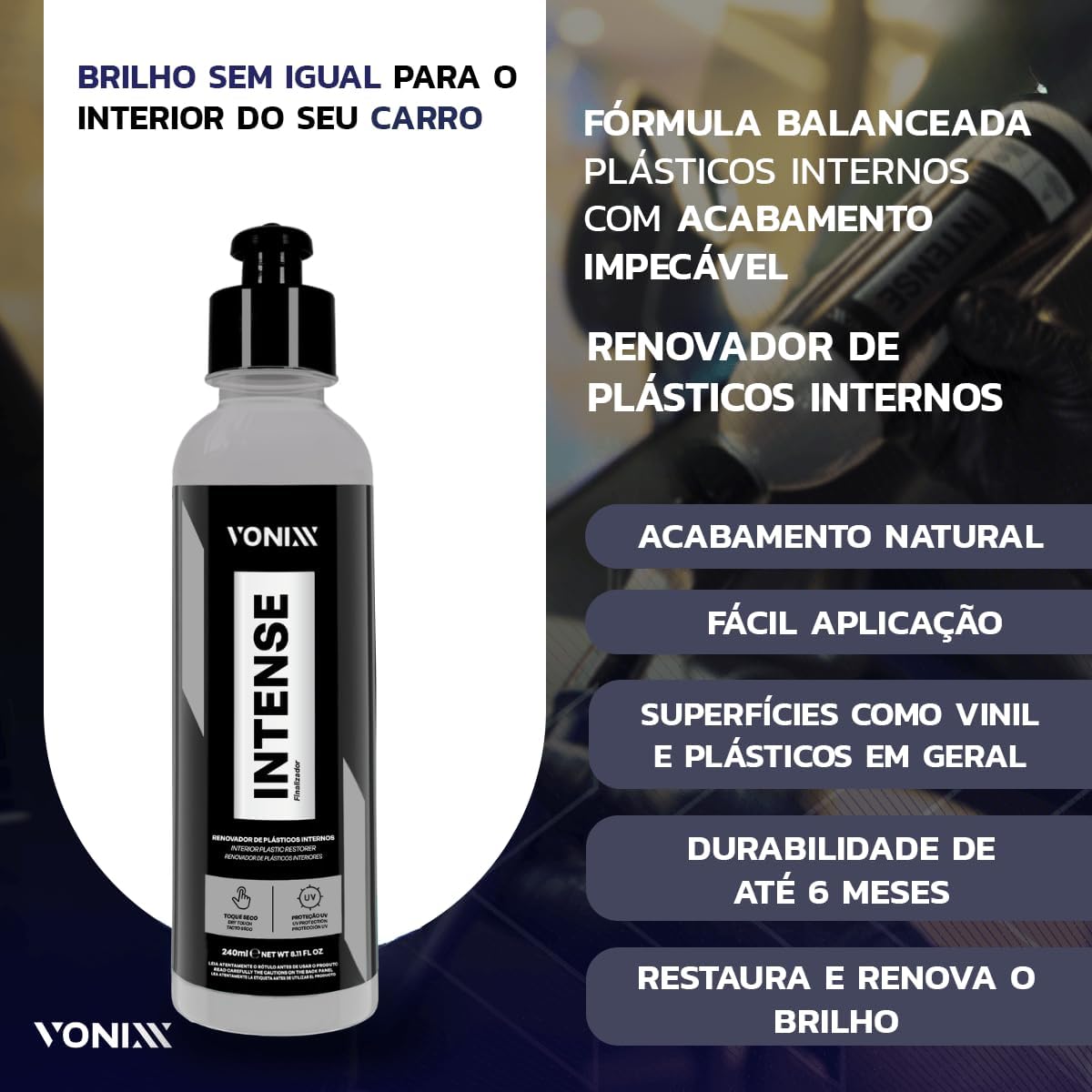 Kit Vonixx V-Floc com Intense e Acessórios - 500ml e 240ml - Imagem 2
