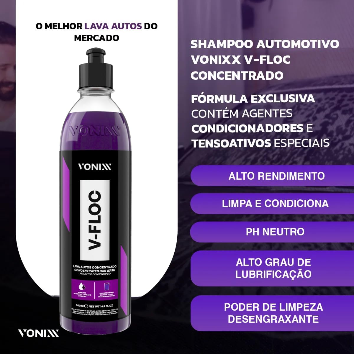 Kit Vonixx V-Floc com Intense e Acessórios - 500ml e 240ml - Imagem 6