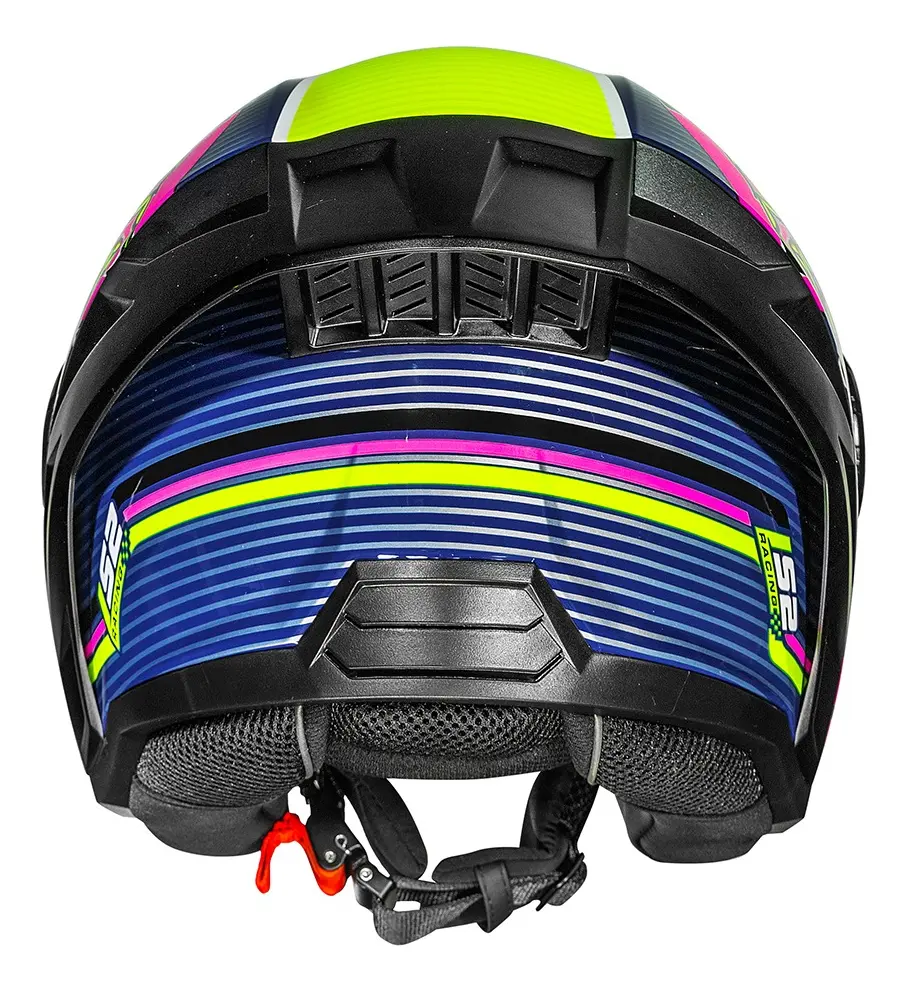 Capacete Ls2 Airflow Ii Sting Azul Tamanho Do Capacete 56,58,60 - Imagem 4