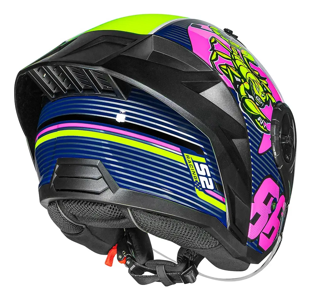 Capacete Ls2 Airflow Ii Sting Azul Tamanho Do Capacete 56,58,60 - Imagem 2