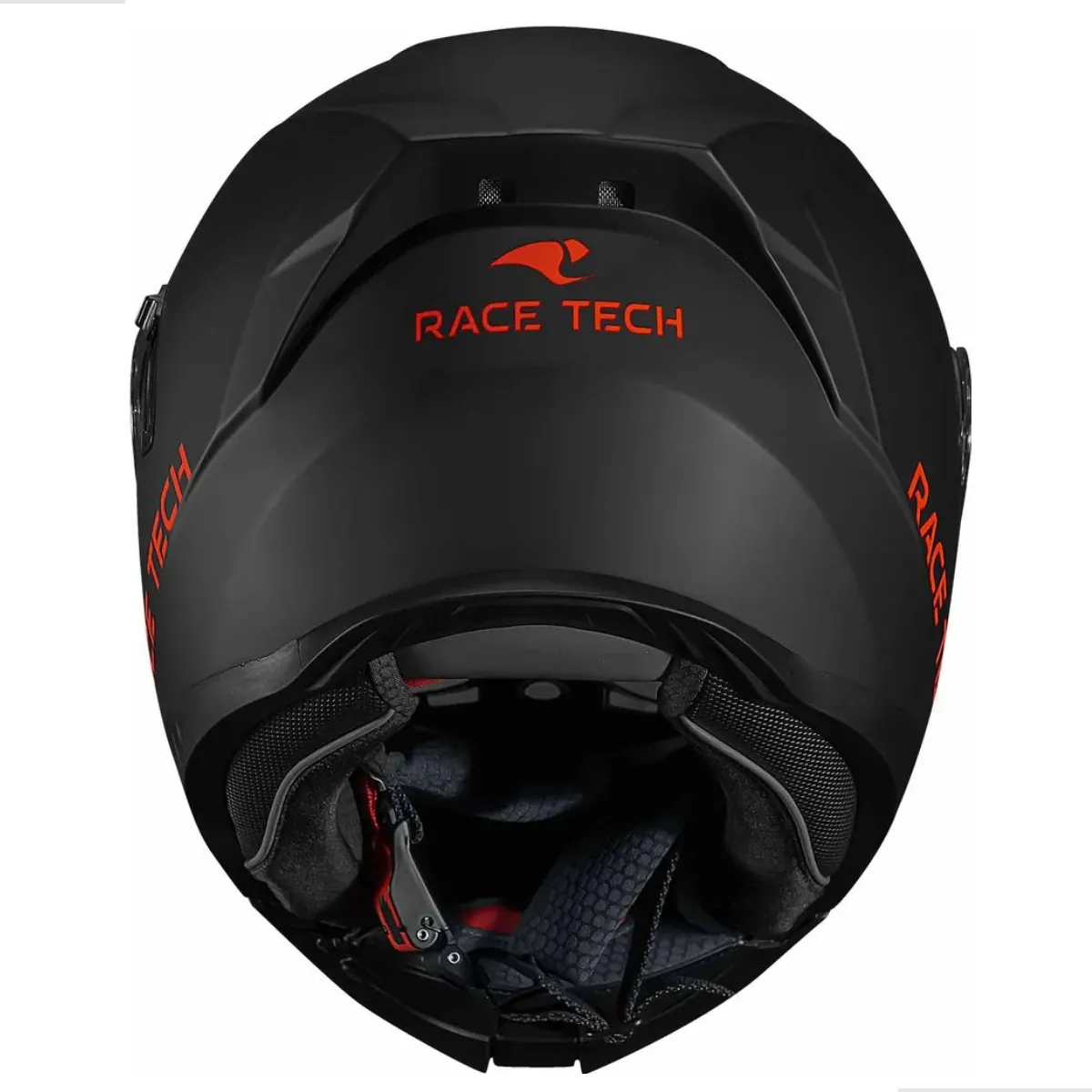 Capacete Race Tech Signal Monocolor Preto Fosco Tamanho do capacete 58/M - Imagem 3