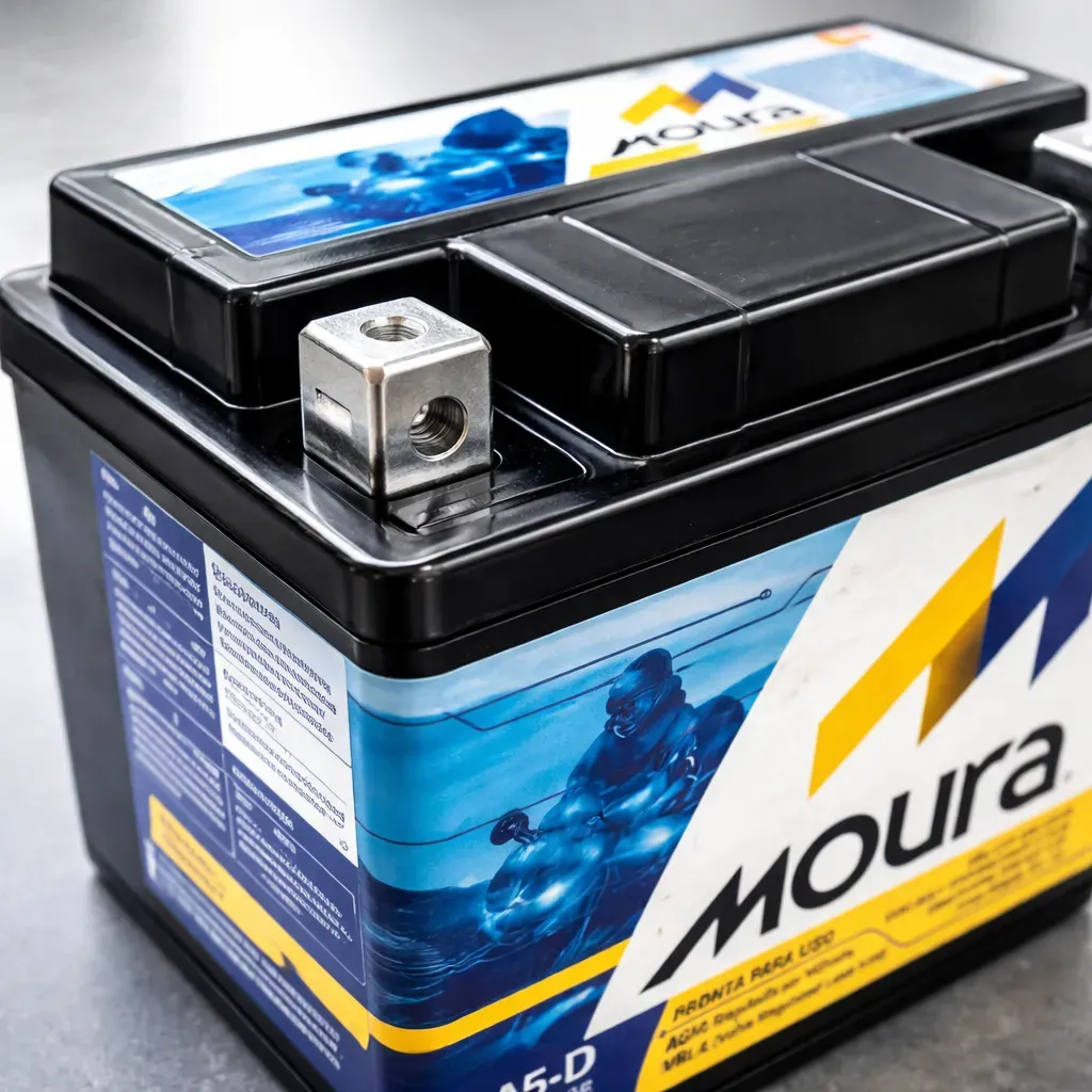 Bateria Moura MA5-D 5 Ah 12V Selada para Honda, Yamaha e Mais - Imagem 4